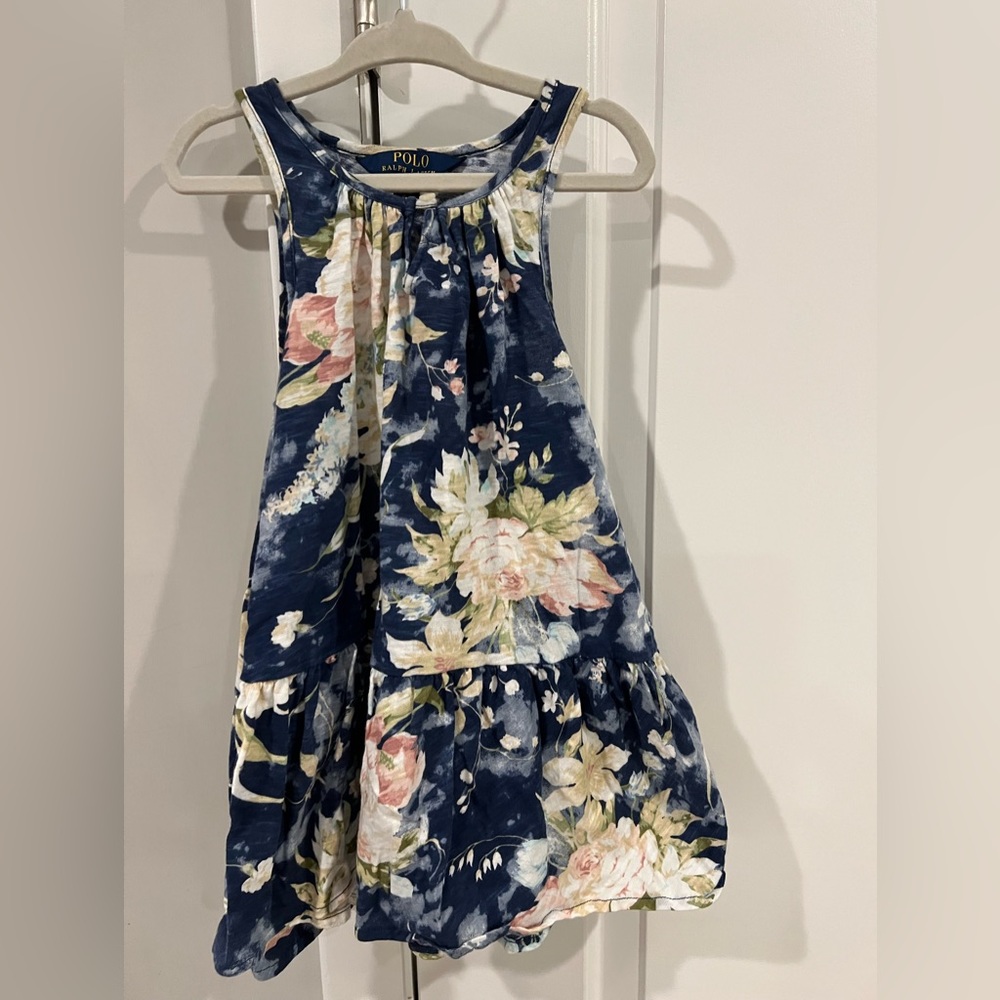 Polo by Ralph Lauren Sleeveless Flower Toddler Dress